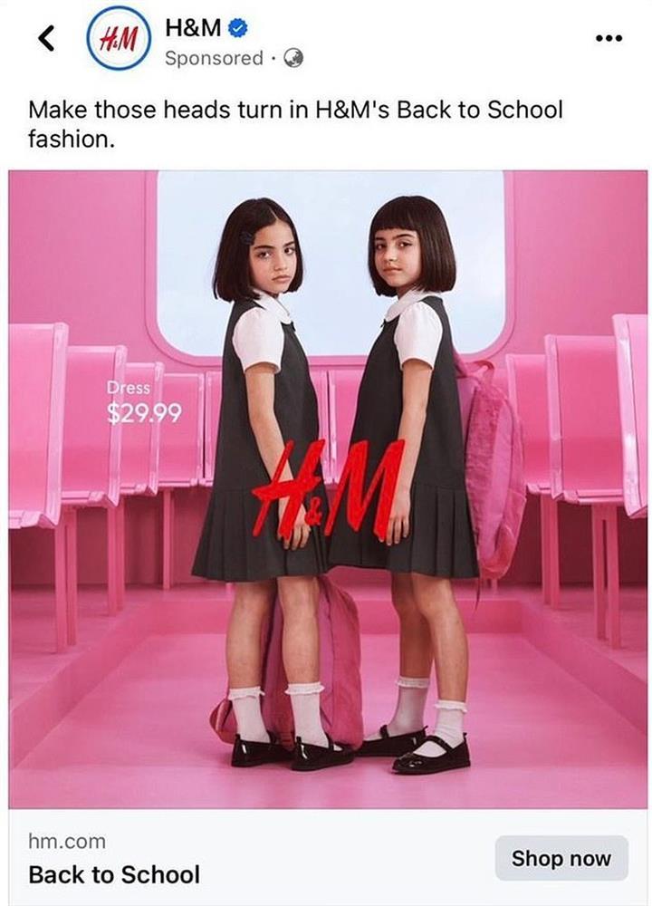 H&M phải xin lỗi vì quảng cáo thời trang trẻ em có yếu tố gợi dục