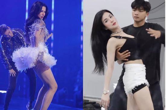 Diệp Lâm Anh lăng-xê mốt tôn hình thể đẹp nhất nhì dàn 'Chị Đẹp'