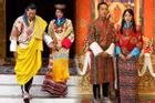 3 anh em Quốc vương Bhutan cưới 3 chị em ruột