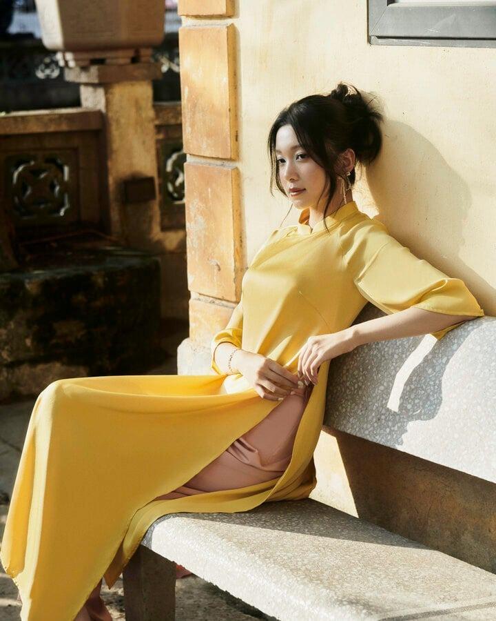 Những mẫu áo dài cách tân cho mùa cưới và đón năm mới-1