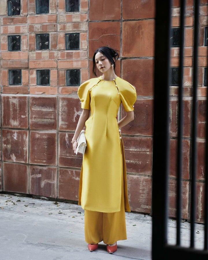 Những mẫu áo dài cách tân cho mùa cưới và đón năm mới-3