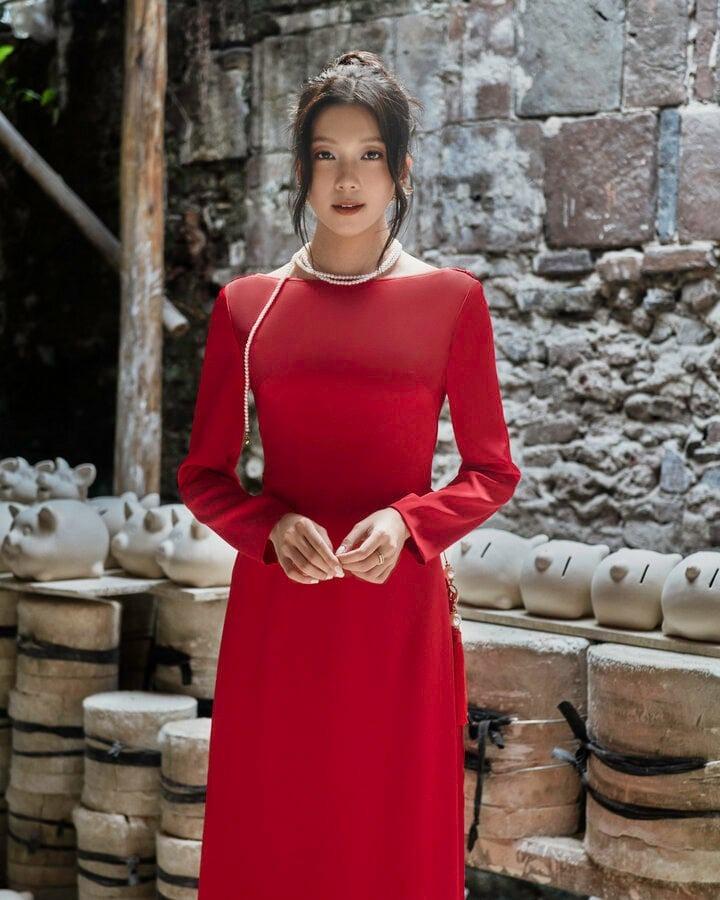 Những mẫu áo dài cách tân cho mùa cưới và đón năm mới-6