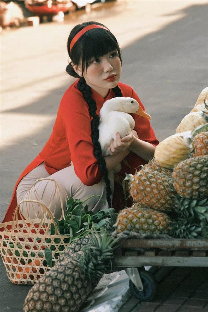 Trào lưu chụp ảnh Tết với con vịt đang khuấy đảo TikTok-7