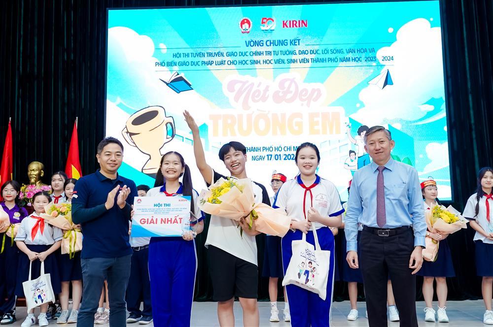 Kirin cùng học sinh thành phố lan toả mô hình ‘trường học hạnh phúc’-2