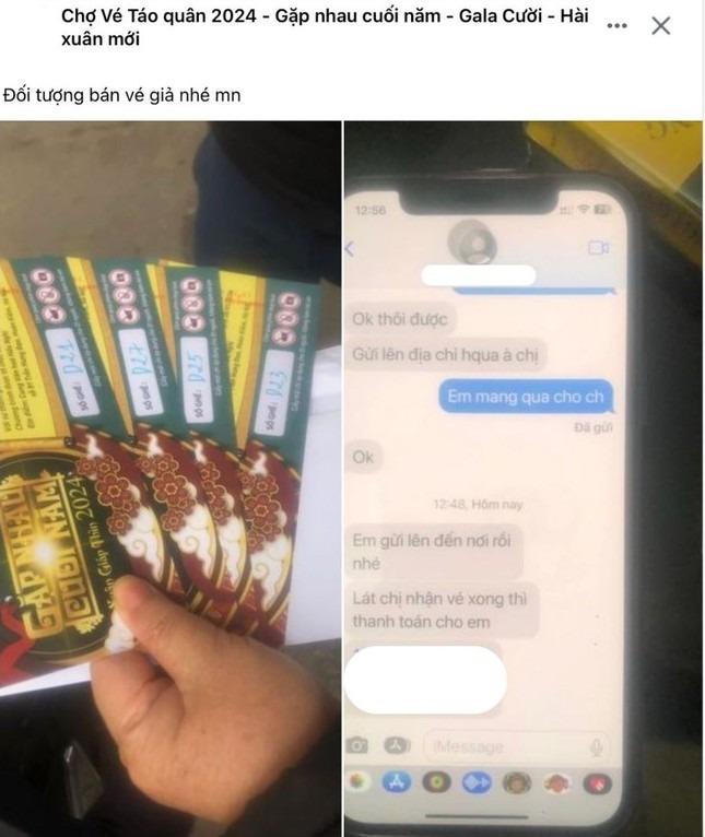 Vé giả lộng hành trước giờ ghi hình Táo Quân-1