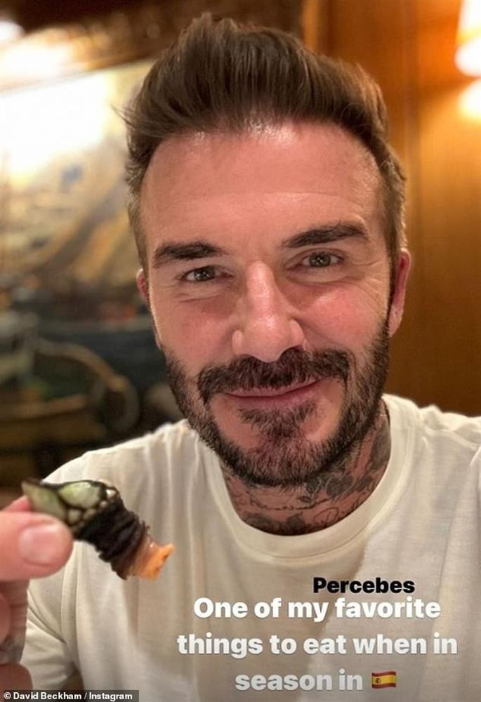 David Beckham được nhân viên nhà hàng đút đồ ăn tận miệng-1