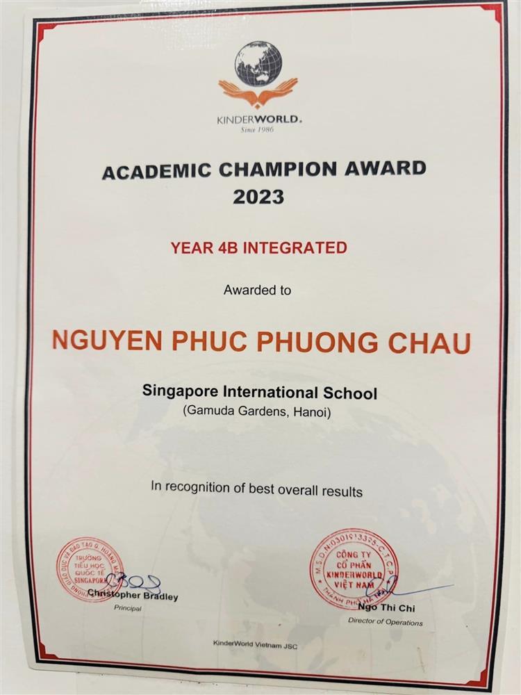 Vợ cũ Shark Bình khoe thành tích học tập ‘khủng’ của con gái, đa tài và biết kiếm tiền nhỏ-5