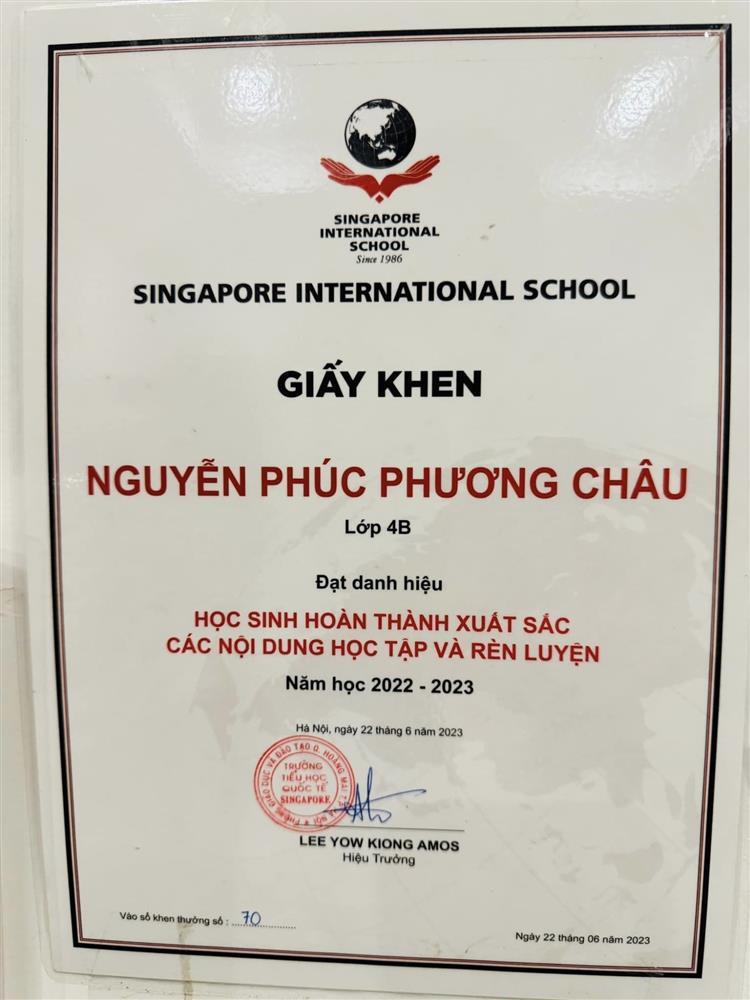 Vợ cũ Shark Bình khoe thành tích học tập ‘khủng’ của con gái, đa tài và biết kiếm tiền nhỏ-7