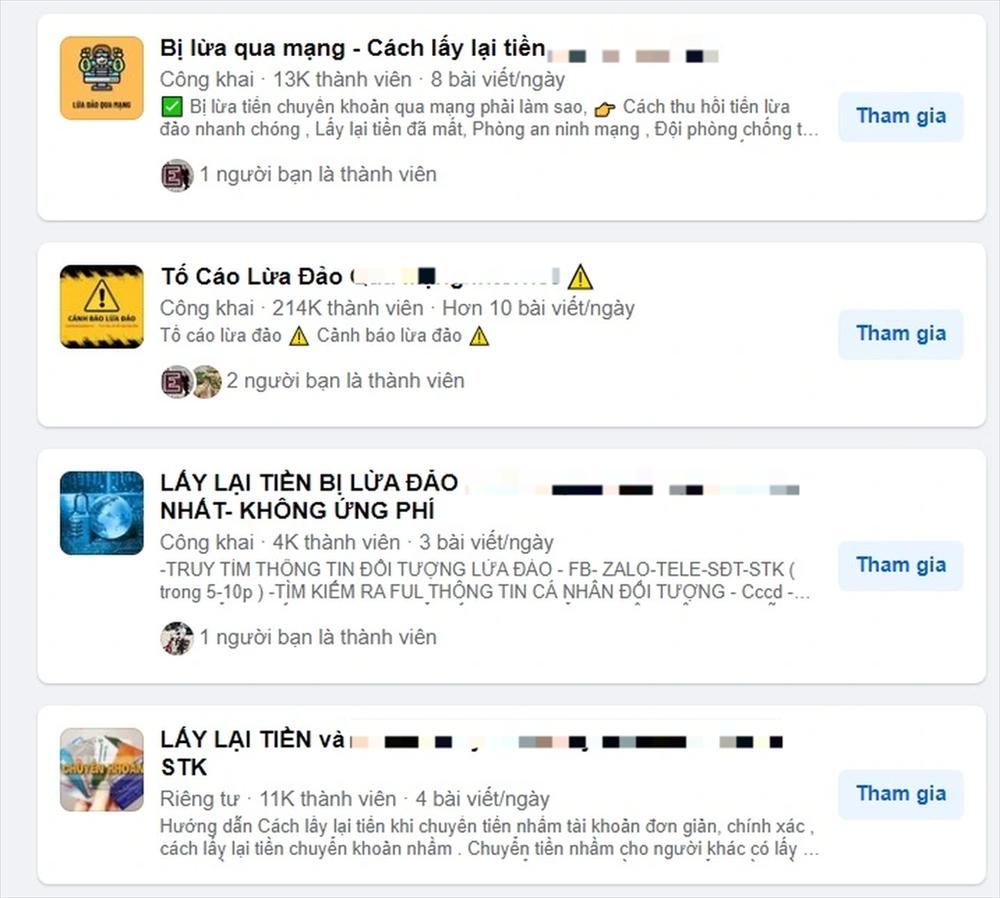 Mất tiền nhiều lần vì tin các hội nhóm hỗ trợ lấy lại tiền bị lừa đảo-1