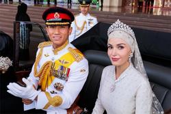 Tiết lộ bất ngờ về vương miện vợ Hoàng tử Brunei đội trong lễ cưới xa hoa