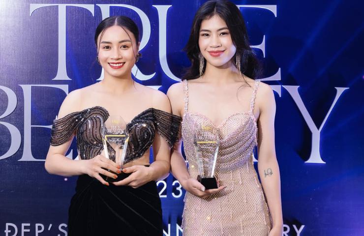 Thanh Nhã, Hoàng Loan nhan sắc thăng hạng khi rời áo đấu, body đẹp nhờ quần quật làm điều này-1