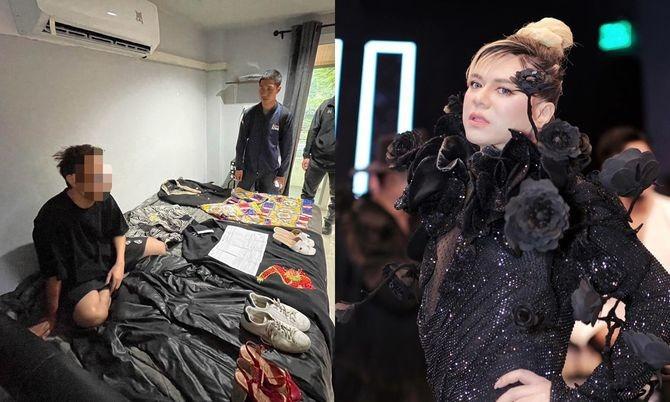 Ca sĩ 29 tuổi khóc khi bị bắt vì ăn trộm loạt đồ hiệu trị giá hơn 1,3 tỷ đồng-1