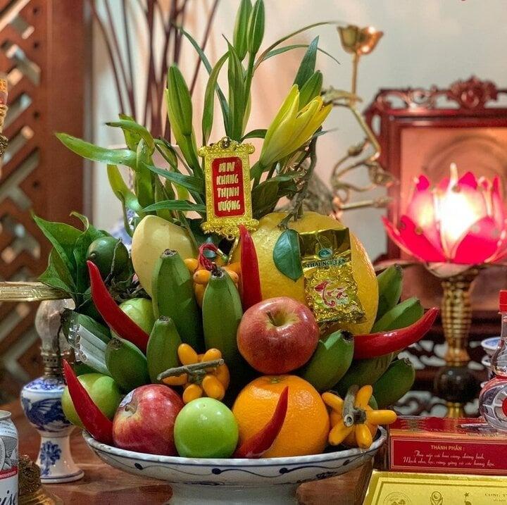 Cách trang trí mâm ngũ quả đẹp ngày Tết-1