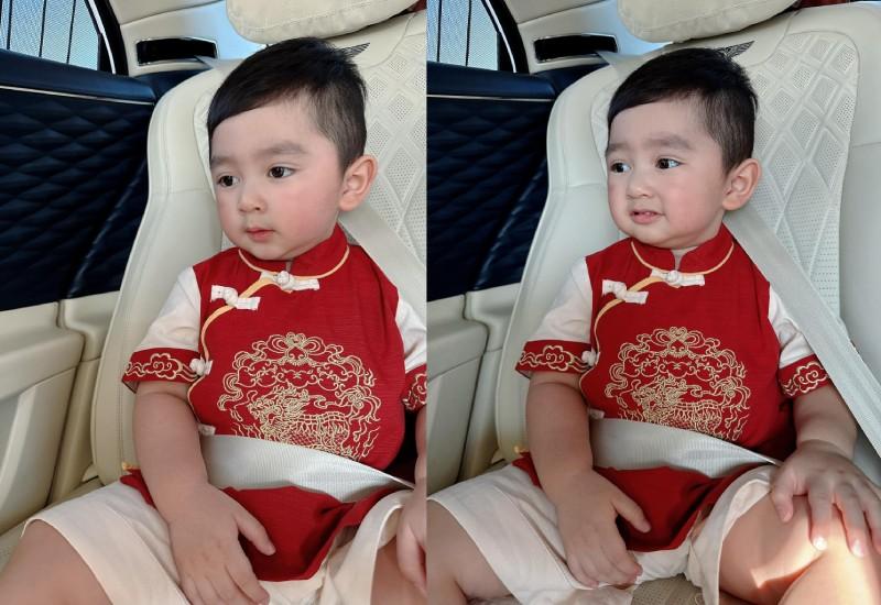 Quý tử nhà Chi Bảo - Lý Thùy Chang được khen như soái ca-3