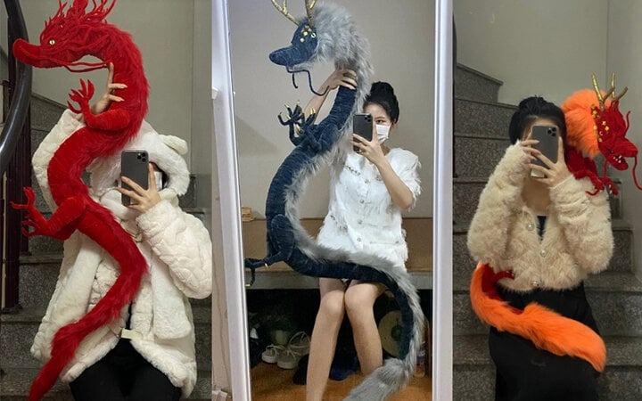 Trend làm linh vật rồng bằng kẽm nhung gây sốt mạng-1
