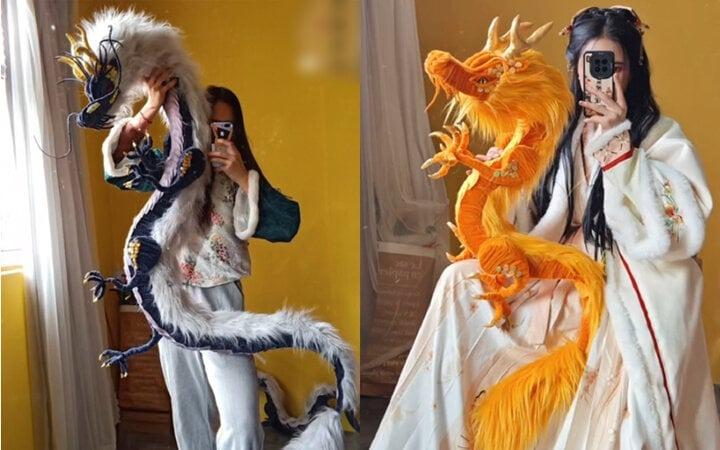 Trend làm linh vật rồng bằng kẽm nhung gây sốt mạng-4