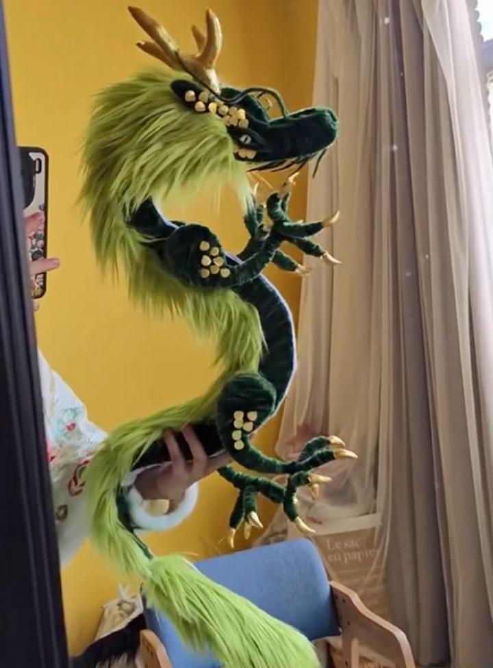 Trend làm linh vật rồng bằng kẽm nhung gây sốt mạng-6