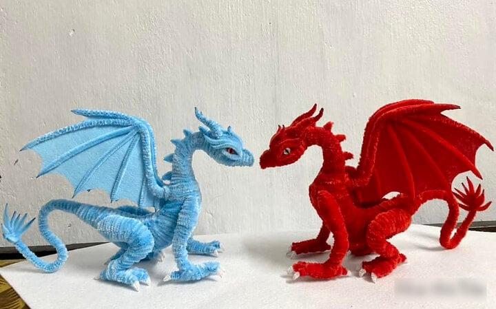 Trend làm linh vật rồng bằng kẽm nhung gây sốt mạng-7