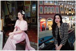 Đỗ Mỹ Linh khoe outfit đón Tết, sắc vóc mẹ bỉm hot nhất nhì showbiz khiến fan xuýt xoa