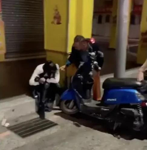 Nữ diễn viên Thúy Bình bị chồng đánh giữa phố-1