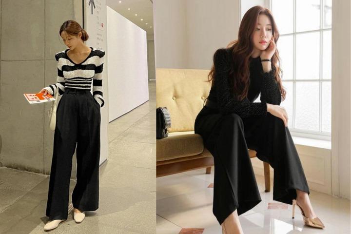 Chỉ mất 3 phút để phối quần đen với áo mùa đông chuẩn chỉnh-2