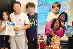 Hậu ly hôn, 2 con Shark Bình và vợ cũ được chăm sóc đủ đầy: Bố đưa đi tiệc, mẹ khoe thành tích học tập xuất sắc
