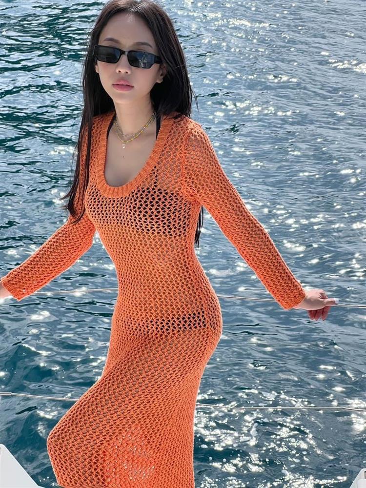 Từng vướng tin đồn sinh con, Diệu Nhi nay không ngại đồ hở khoe eo con kiến-3