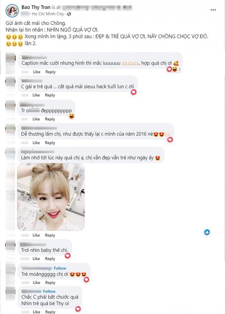 Bảo Thy hack tuổi với kiểu tóc mới đón Tết, nhan sắc ra sao mà bị chồng tỏ thái độ?-4