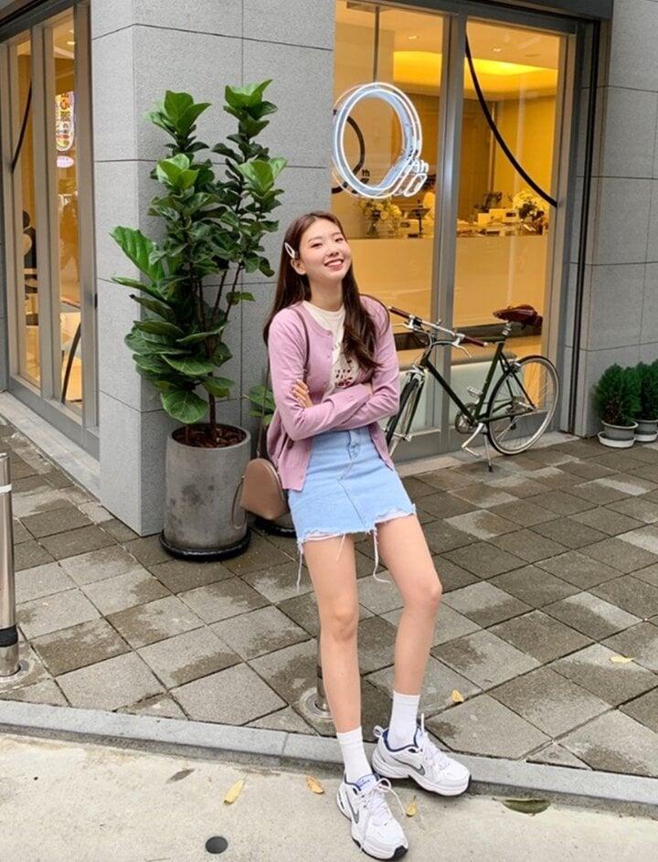 Cách diện áo cardigan xinh lung linh-3