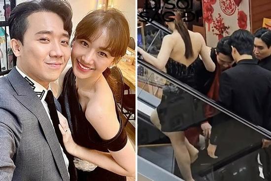 Clip Trấn Thành 'cứu nguy' cho Hari khi gặp sự cố thang cuốn nhận 'mưa' lời khen