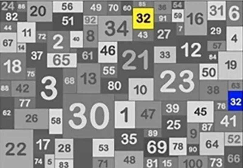 Thử thách tìm 2 con số giống nhau trong 12 giây: Nếu làm được chứng tỏ bạn có IQ, khả năng quan sát đỉnh-2