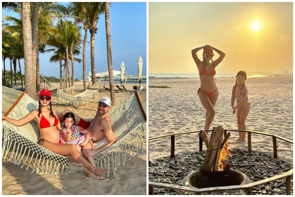 Diện mạo khác lạ của siêu mẫu Hà Anh lúc mang thai ở tháng thứ 5-10