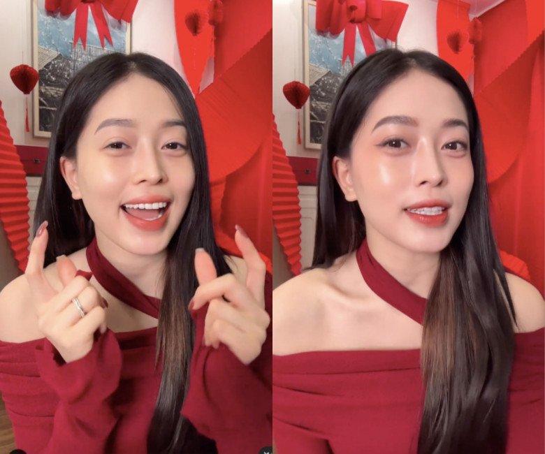 Á hậu Phương Nga makeup đón Tết: Không kem nền, da vẫn sáng khoẻ như diễn viên Kbiz-3