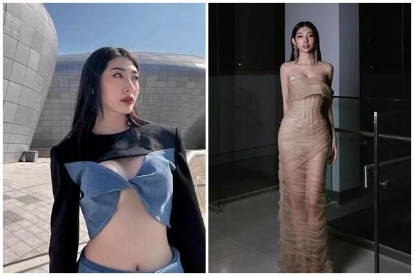 Khổng Tú Quỳnh gây choáng với chiếc áo 1 khuy tạo cảm giác chưa chạm đã rơi-10