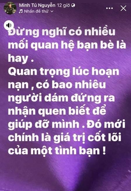 Minh Tú đăng đàn ẩn ý, netizen tò mò câu chuyện đằng sau-1