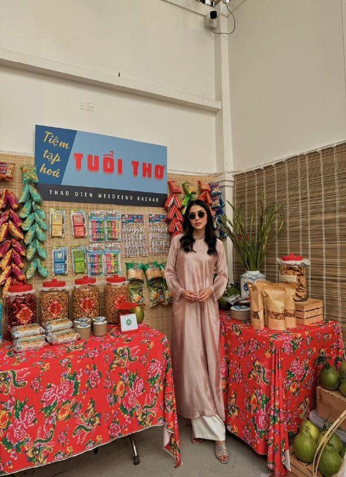 Tăng Thanh Hà mỗi lần diện áo dài đón Tết đều khiến khán giả khen hết lời vì một chi tiết gây chú ý-1