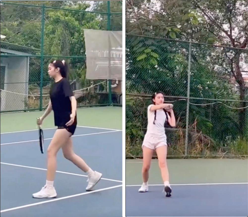 Con gái lớn Quyền Linh chơi tennis, tập vũ đạo để vóc dáng đẹp như người mẫu-4