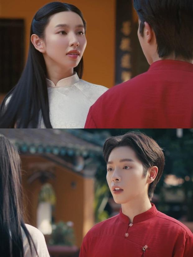 Đức Phúc đụng phải Hoa hậu Thùy Tiên khi lên chùa cầu duyên-2