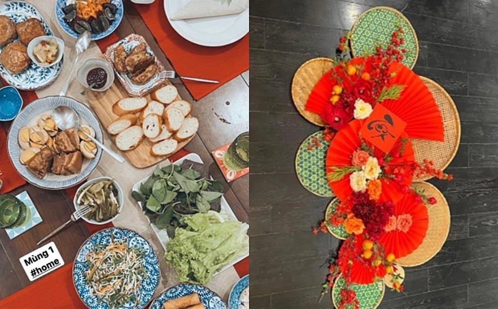 Dâu hào môn ngày Tết: Đỗ Mỹ Linh bỡ ngỡ bên mẹ chồng, Hà Tăng đảm đang-4