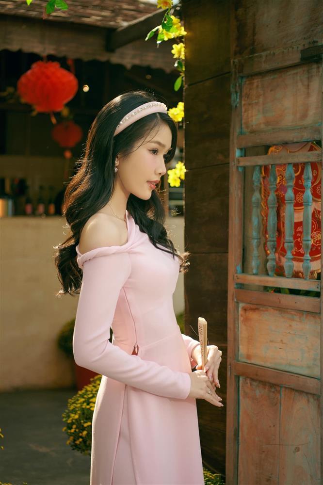 Dàn Hoa hậu Việt Nam khoe sắc với áo dài Tết-9