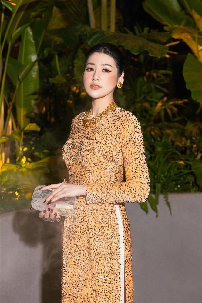 Dàn Hoa hậu Việt Nam khoe sắc với áo dài Tết-11