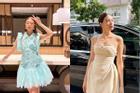 Váy áo quyến rũ khoe hình thể của 2 nữ diễn viên tuổi rồng: Quỳnh Nga, Hoàng Thùy Linh