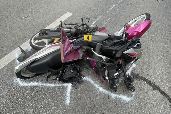 Nam thanh niên không chấp hành lệnh dừng xe, đâm đại úy CSGT trọng thương-1