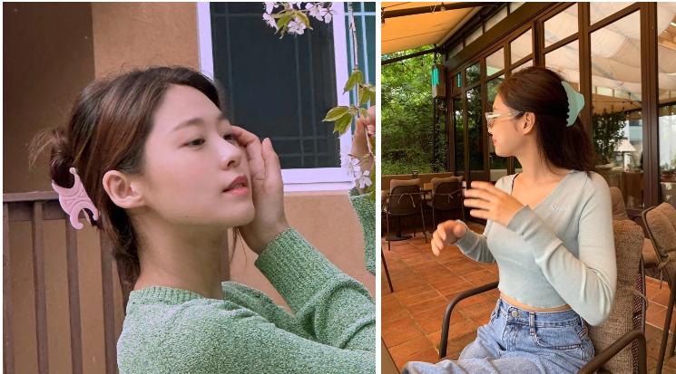 Tham khảo 5 cách buộc tóc xinh tươi của sao Hàn cho mùa xuân-3