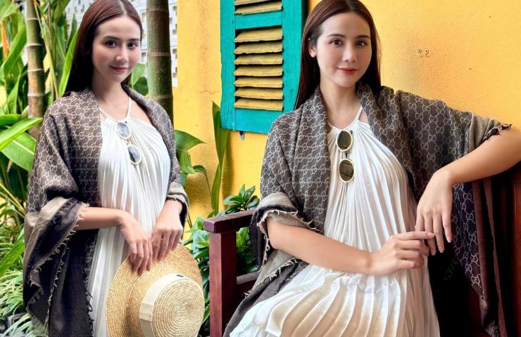 Áo, váy yếm hở lưng được diễn viên, hoa hậu Việt mặc đi du xuân 2024 nhiều nhất?-9