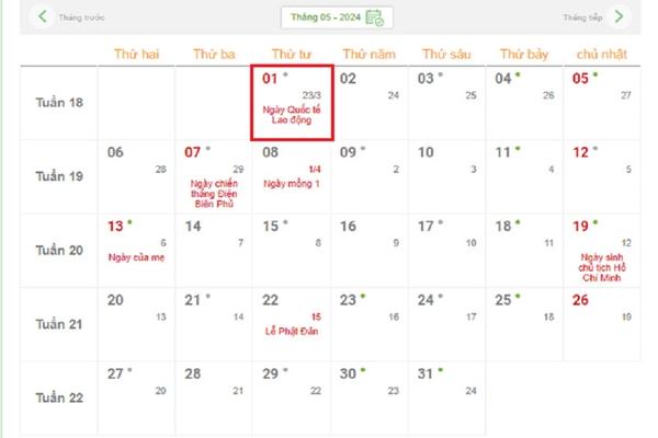 Sau Tết Nguyên đán Giáp Thìn, còn những ngày nghỉ lễ nào trong năm 2024?-3