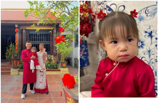 Bé Pam hot nhất mạng xã hội dịp Tết, mỗi ngày một bộ áo dài-8