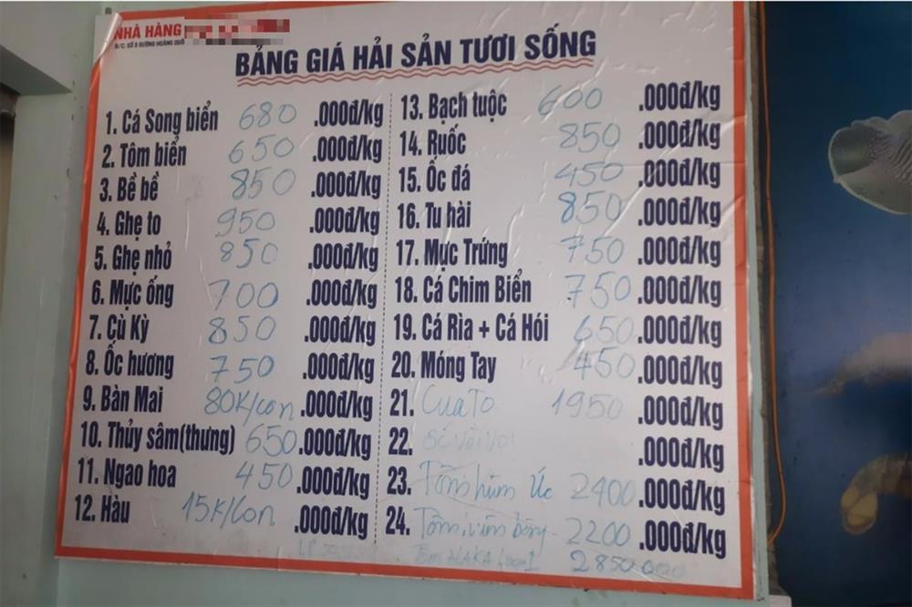 Vụ tố chặt chém 12 triệu đồng ăn hải sản: Vị khách trong đoàn lên tiếng-4