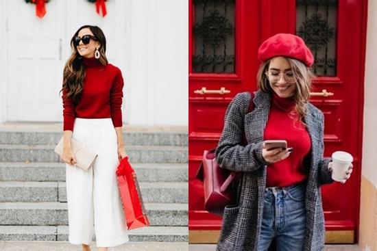 Cách diện đồ màu đỏ sang trọng và đẳng cấp