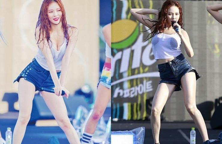 2 biểu tượng gợi cảm hot nhờ diện đồ bơi trước hàng nghìn khán giả, đời thường không kém cạnh-2